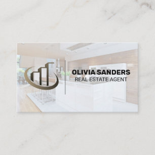 Home Kitchen   Realtor Logo Business Card