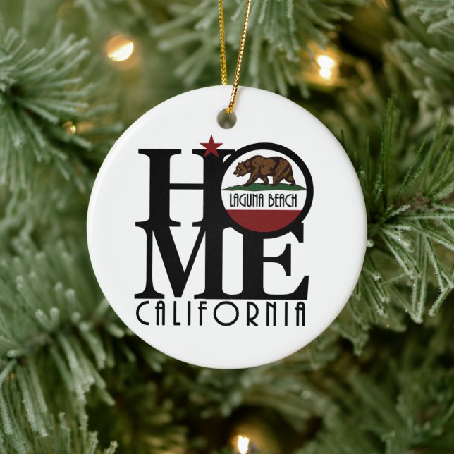HOME Laguna Beach California Ceramic Tree Decoration (Tree)