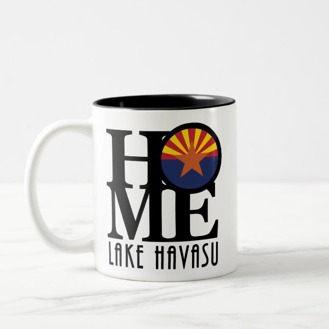 HOME Lake Havasu 11oz Two-Tone Coffee Mug (Left)