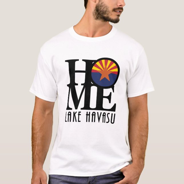 HOME Lake Havasu (front print) T-Shirt (Front)