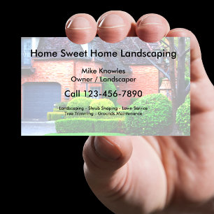 Home Landscaping Business Card