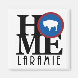 HOME Laramie Wyoming Magnet