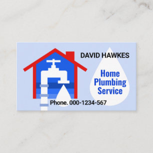 Home Leaking Faucet Water Business Card