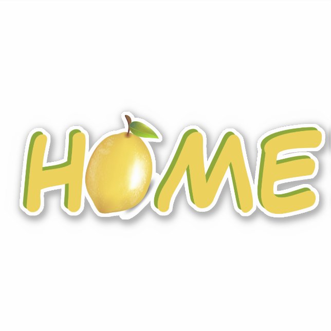 Home lemon sticker (Front)