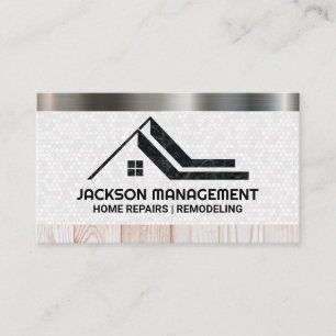 Home Logo Building Material Business Card
