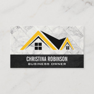 Home Logo   White Marble Tiles   Leather Business Card
