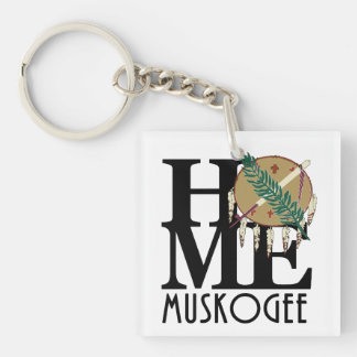 HOME/LOVE Muskogee Oklahoma Key Ring