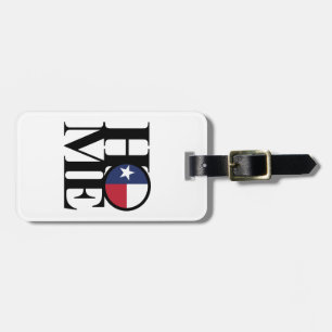 HOME & LOVE Texas Luggage Tag