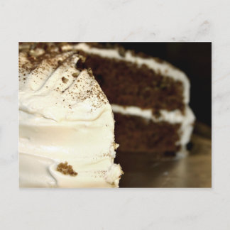 Home made cake postcard