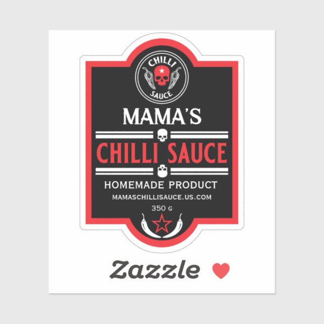Home Made Chilli Sauce (Sheet)