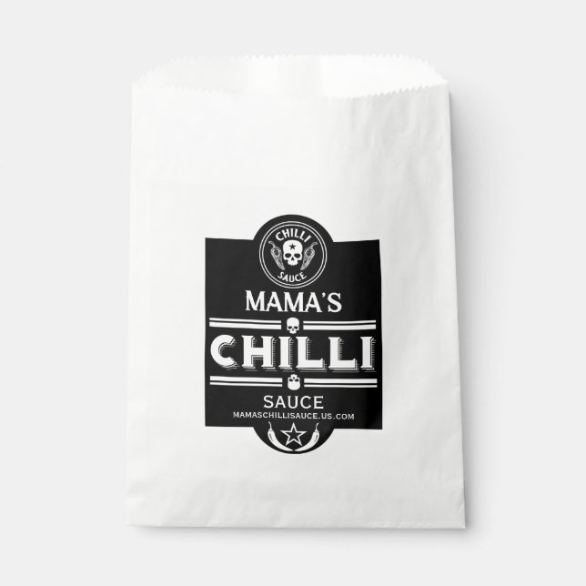 Home Made Chilli Sauce Favour Bags (Front)