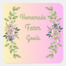 Home Made Farm Goods Label