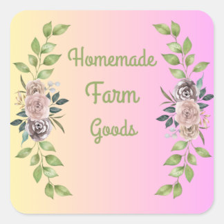 Home Made Farm Goods Label