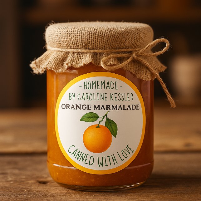  Home Made Orange Marmalade Canning Label Sheet (Creator Uploaded)
