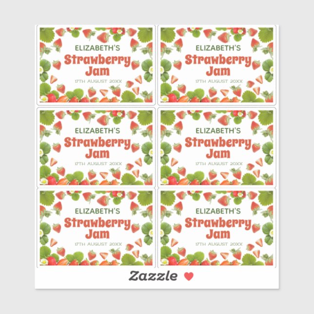 Home Made Strawberry Jam (Sheet)