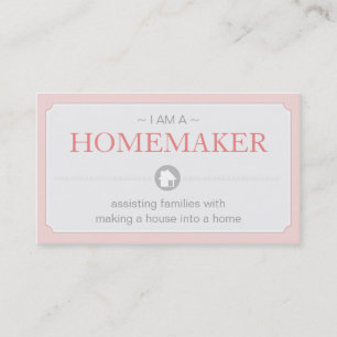 Home Maker Business Cards