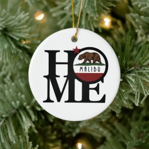 HOME Malibu California Ceramic Tree Decoration