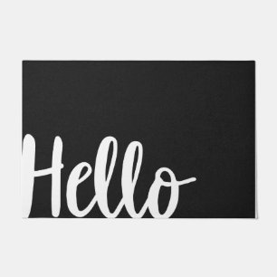Home Mats Unique Welcome Mats - Black