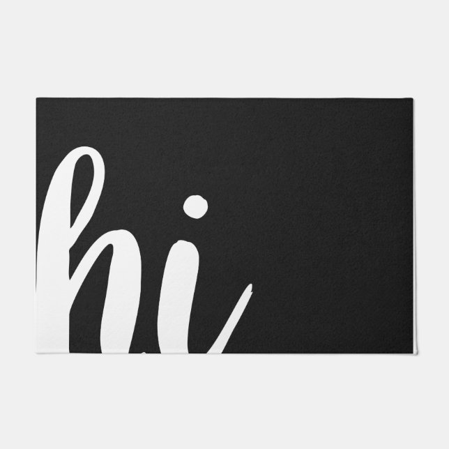 Home Mats Unique Welcome Mats Home Decor - Black (Front)