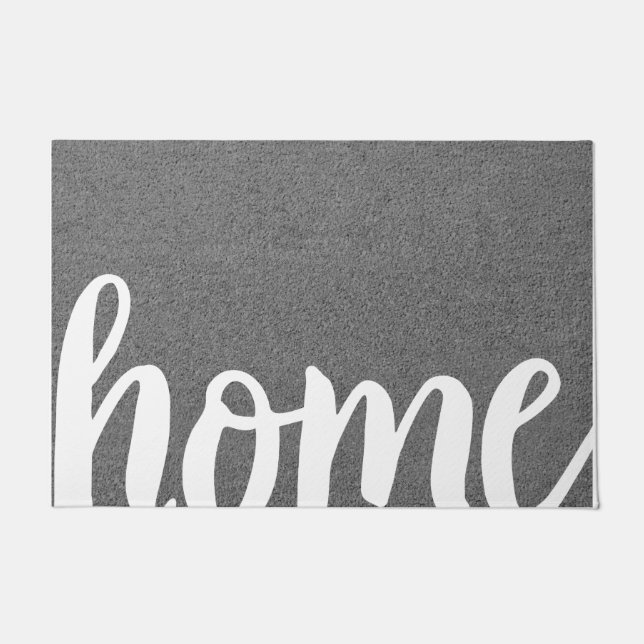 Home Mats Unique Welcome Mats Home Decor - Grey (Front)
