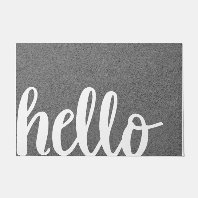 Home Mats Unique Welcome Mats Home Decor - Grey (Front)