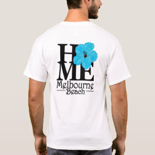 HOME Melbourne Beach Blue Hibiscus T-Shirt