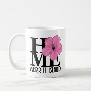 HOME Merritt Island 11oz Pink Hibiscus Coffee Mug