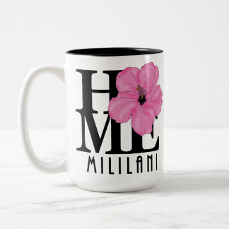 HOME Mililani Pink 15oz Two-Tone Coffee Mug