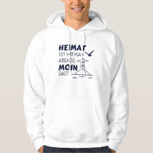 Home Moin Lighthouse Seagull North Sea Hoodie