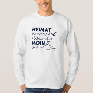 Home Moin Lighthouse Seagull North Sea T-Shirt