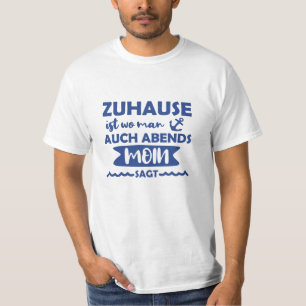 Home Moin North German Anchor North Sea Baltic Sea T-Shirt