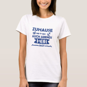 Home Moin North German Anchor North Sea Baltic Sea T-Shirt