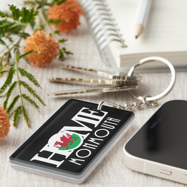 HOME Monmouth Wales Key Ring (Front Right)