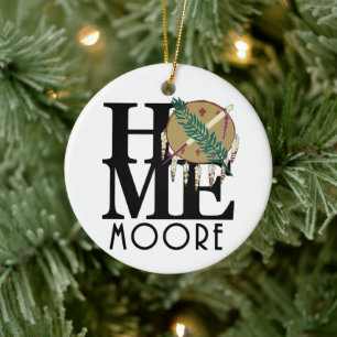 HOME Moore Oklahoma Ceramic Tree Decoration