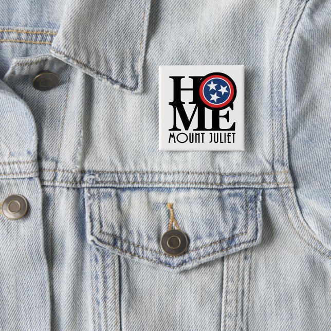 HOME Mount Juliet Tennessee 15 Cm Square Badge (In Situ)