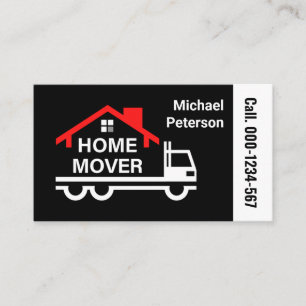 Home Moving Transport Trucker Business Card