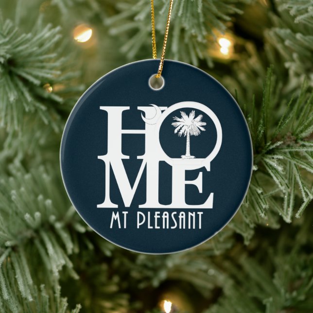 HOME Mt Pleasant South Carolina Ceramic Tree Decoration (Tree)