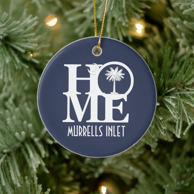 HOME Murrells Inlet South Carolina Ceramic Tree Decoration (Tree)