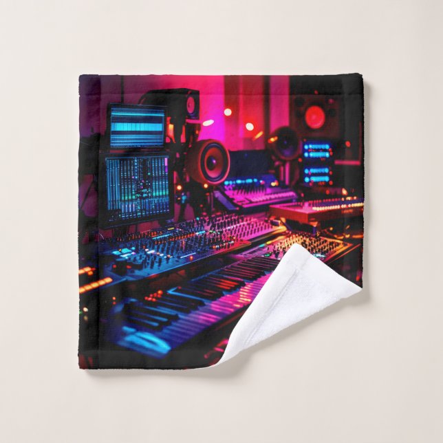 Home Music Studio Wash Cloth (Wash Cloth)