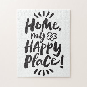 HOME my Happy Place! Shelter in Place - Stay Safe Jigsaw Puzzle