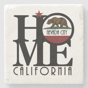 HOME Nevada City California Stone Coaster