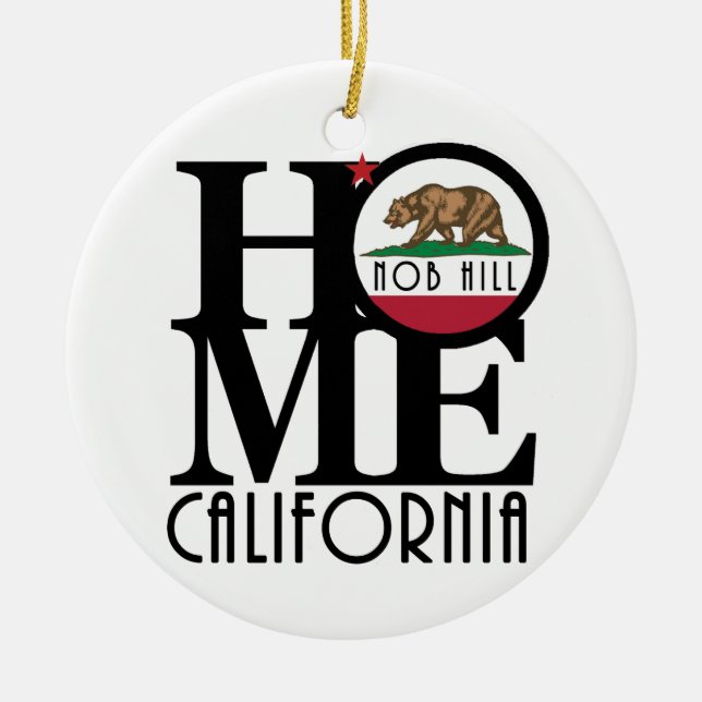 HOME Nob Hill Ceramic Tree Decoration (Front)
