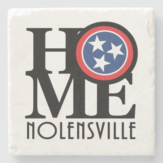 HOME Nolensville Tennessee Stone Coaster (Front)