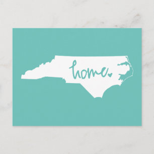 Home North Carolina Custom Colour Postcard