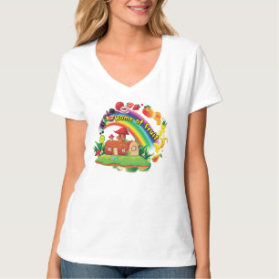 Home of Fruit Women V-Shirt T-Shirt