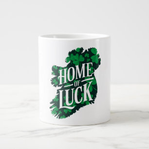 Home of Luck Ireland  Large Coffee Mug
