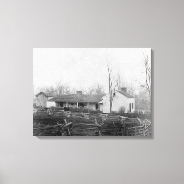 Home of Outlaw Jess James Photograph Canvas Print (Front)