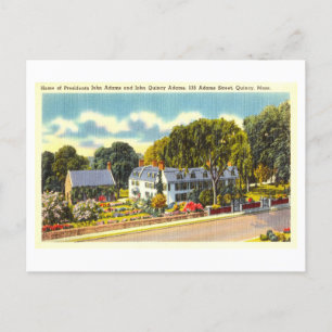 Home of Presidents Adams in Quincy, Massachusetts, Postcard