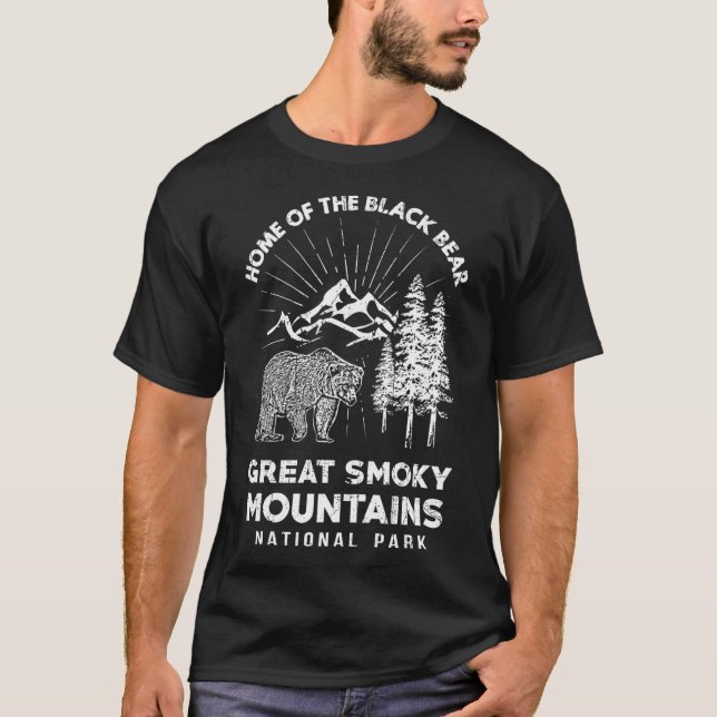 Home Of The Black Bear Great Smoky Mountains Natio T-Shirt (Front)