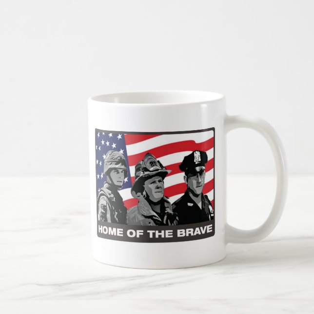 Home of the Brave Coffee Mug (Right)